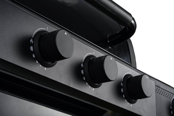 Anton Oliver Black BX-Double gas-/kolgrill