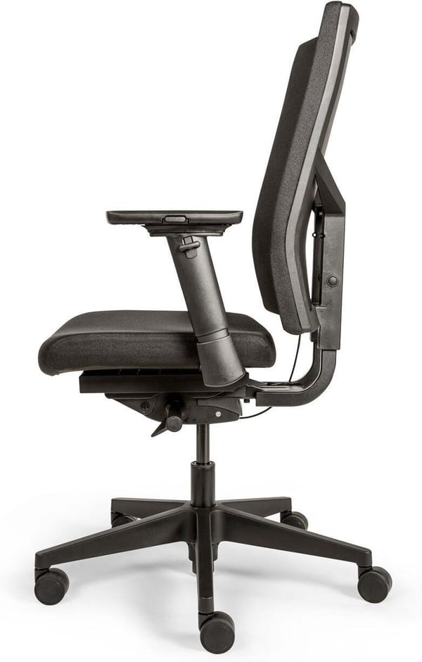 TC FREE 787 Comfort -arbetsstol, svart