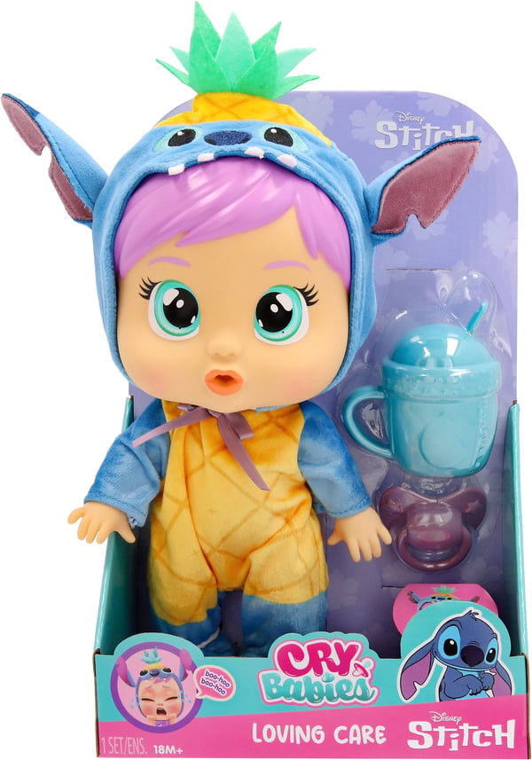 Cry Babies Loving Care Stitch babydukke