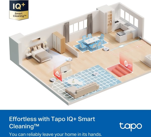 TP-Link Tapo RV30 Max robotdammsugare, vit