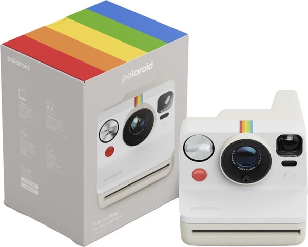 Polaroid Now Gen 3 direktkamera, Pebble White