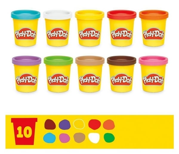 PLAY-DOH Glödande grill, modellera set