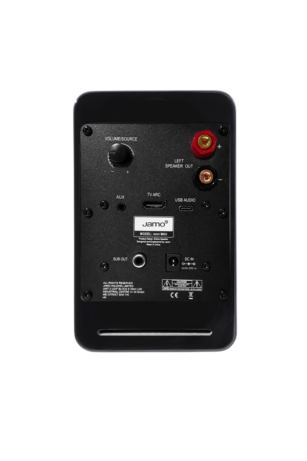 Jamo Mini MKII Aktivhögtalarpar, Svart