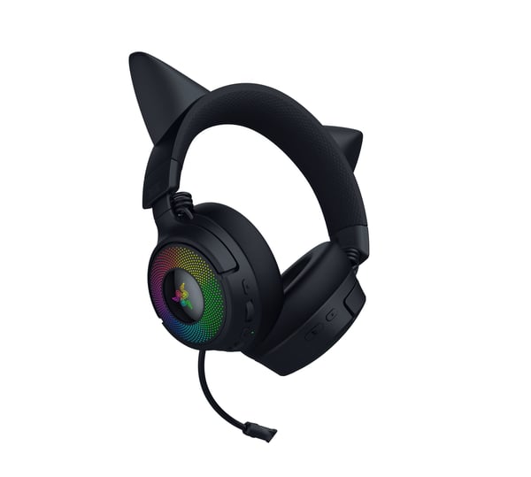 Razer Kraken Kitty V3 Pro spelhörlurar, svart