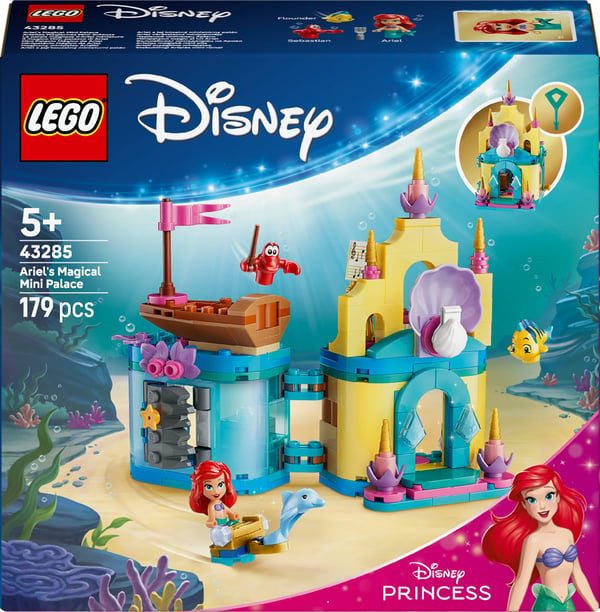 LEGO Disney Princess 43285 Ariels magiska palats i miniformat
