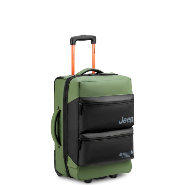 Delsey Jeep JS006B Trolley Duffle resväska, 55 cm, grön