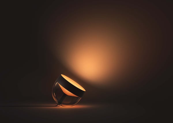 Philips Hue Iris hvid & farvetone - smart bordlampe, sort, BT, 570 lm