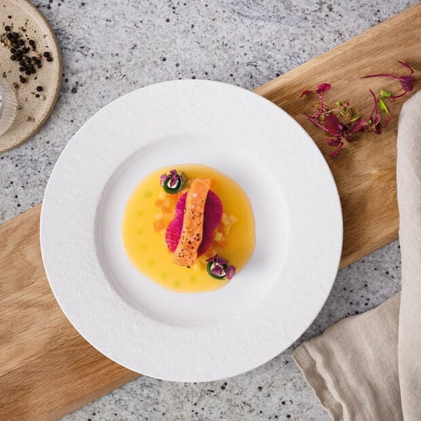 Villeroy & Boch Manufacture Rock-serie, 6-delt, hvid