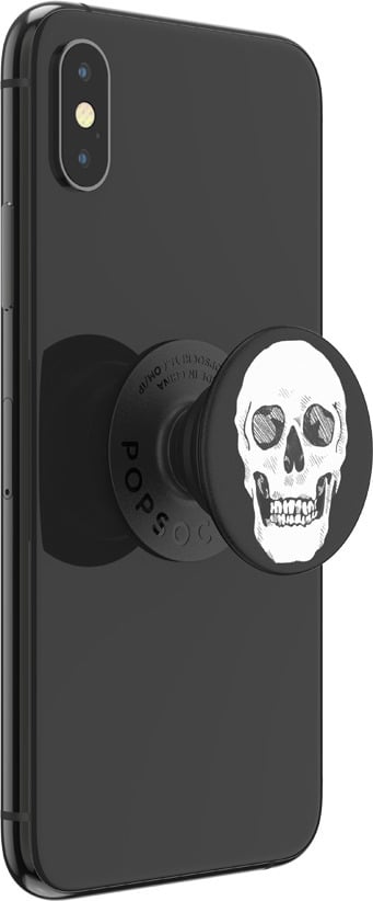 PopSockets PopGrip -hållare, Shaky Bones White