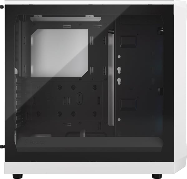 Fractal Design Focus 2 RGB Hvid TG Transparent ATX-kabinet med vindue, hvid