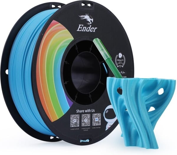 Creality Ender - PLA+ filament til 3D printer, 1.75 mm, blå