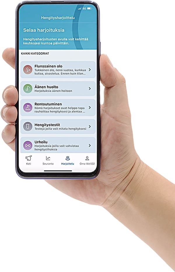 WellO2 MyBreath Gen 2.0 smart munstycke