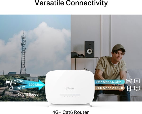 TP-LINK Archer MR505 -4G+ LTE-modem og WiFi-router