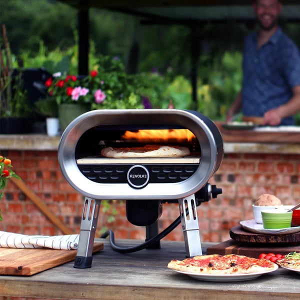 Revolve pizzaugn, gasdriven