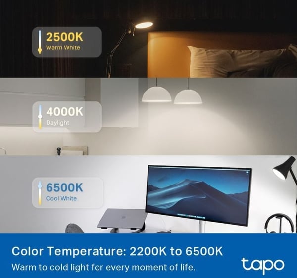 TP-Link Tapo L535E LED-smartlampa, E27, 1055 lm