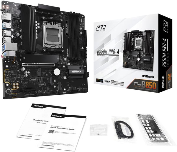 Asrock B850M Pro-A AMD M5 MicroATX moderkort