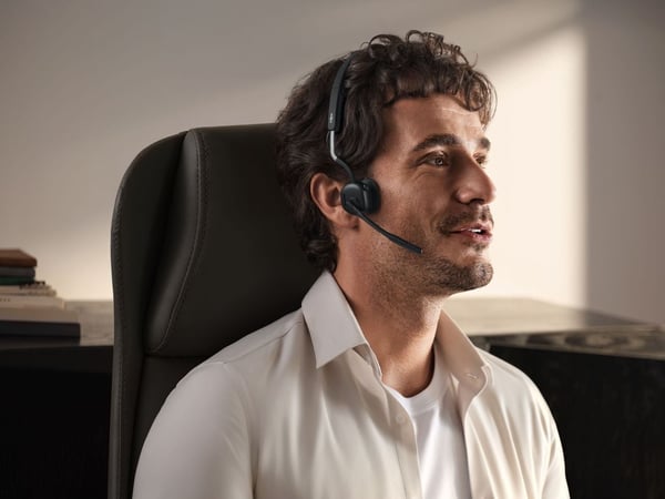 Shokz OpenMeet UC benledningshörlurar, USB-C