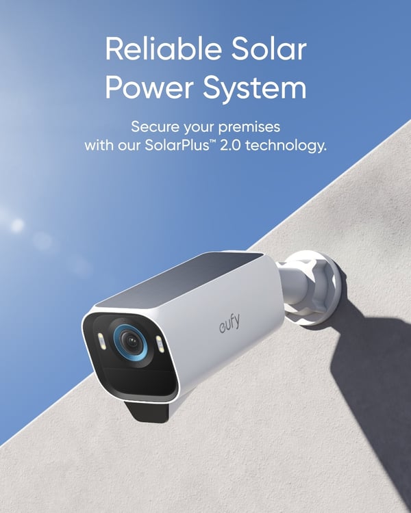 Anker eufyCam S3 Pro 4K övervakningskamerasystem, 2 kameror