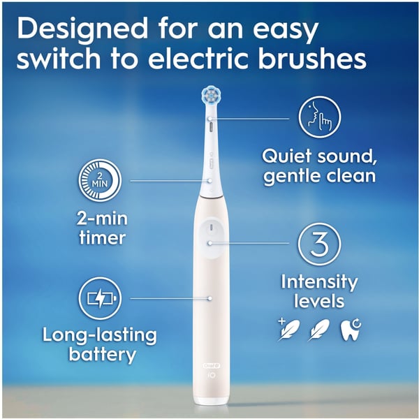 Oral-B iO2 eltandborste + resefodral, rosa