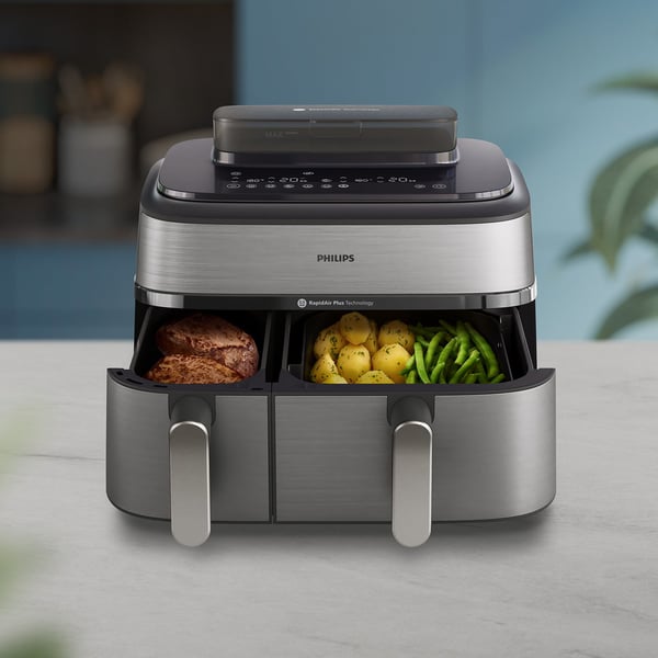 Philips 5000-serien Dubbel korg luftfritös (NA555/00)