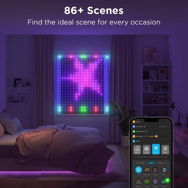 Govee WiFi- och Bluetooth-gardinslinga Netflix-version