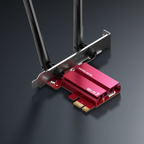 Mercusys MA37BE PCIe WiFi 7 och Bluetooth 5.4 adapter