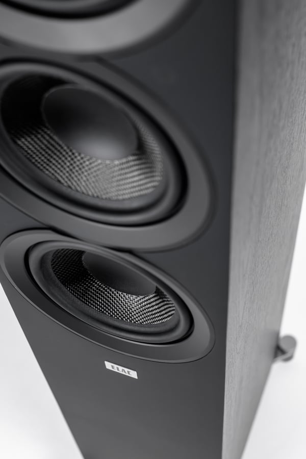 ELAC Debut 3.0 F5.3 golvhögtalarpar, svart