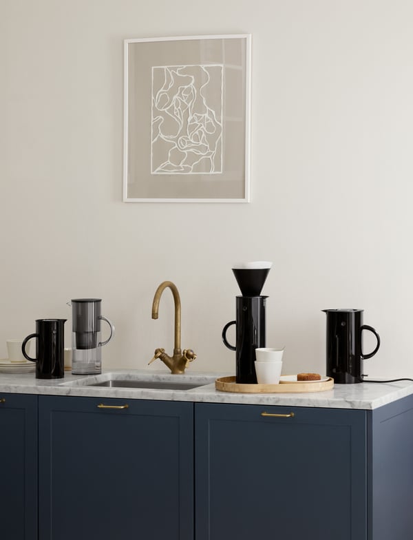 Stelton EM77 termoskanna 1 l, svart