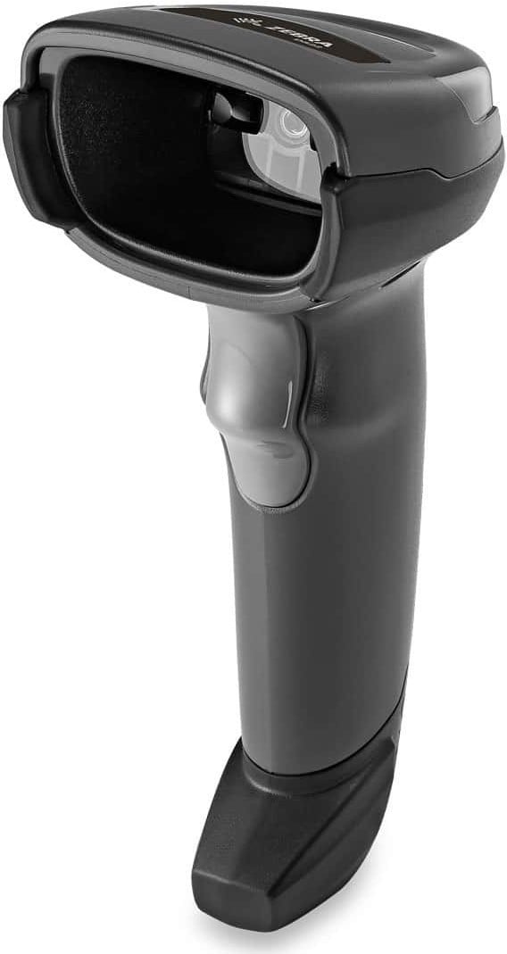 Zebra DS2208 -streckkodsläsare med stativ, svart
