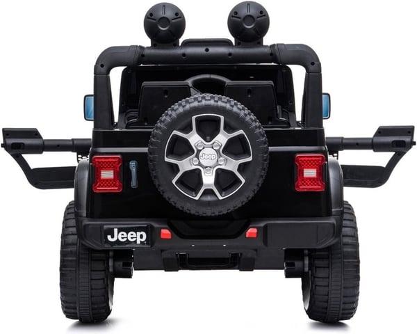 Jeep Wrangler Rubicon 12V -elbil, svart