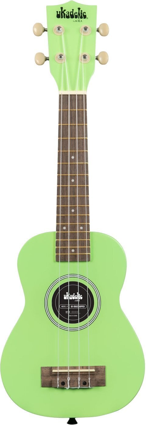 Kala Ukadelic Græshoppe Sopran -ukulele, lysegrøn