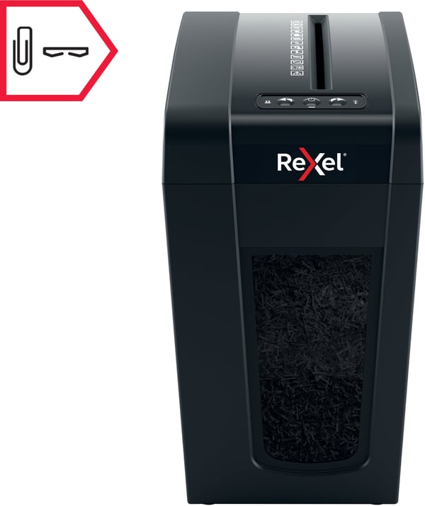 Rexel Secure MC4 - pappersstrimlare, P5