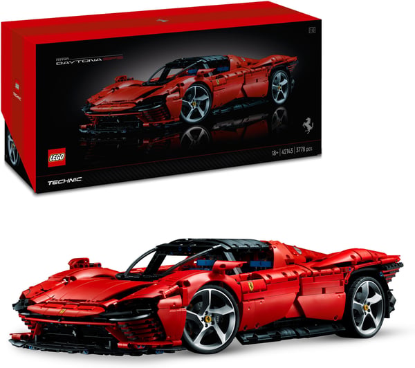 LEGO® Technic Ferrari Daytona SP3 42143 Byggesæt (3 778 dele)