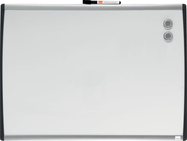 Nobo Home -whiteboard, 58,5 x 43 cm, böjd ram