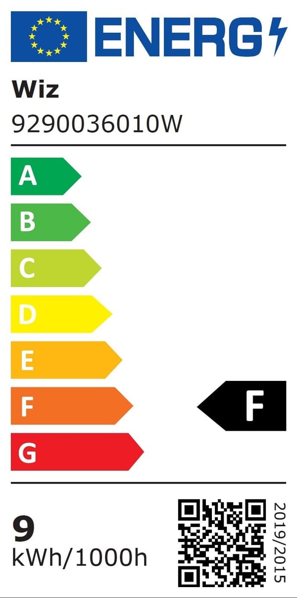 WiZ smartlampe, E27, A60, RGB, Wi-Fi, 2200-6500 K, 806 lm, mat, 3 stk.