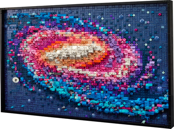 LEGO Art Vintergatans galax Väggkonstset 31212