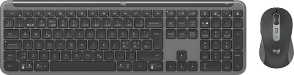 Logitech MK950 Signature Slim -näppäimistö ja hiiri, harmaa