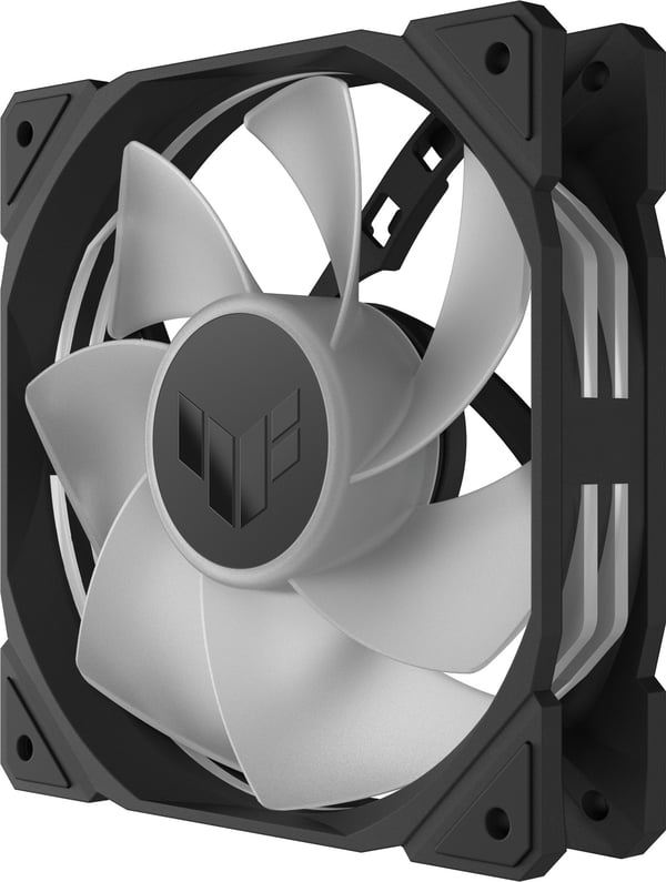 Asus TUF Gaming TR 120 ARGB Reverse PWM-blæser, 120 mm, sort
