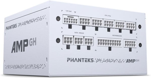 Phanteks AMP GH ATX -strømforsyning, 850 W, hvid