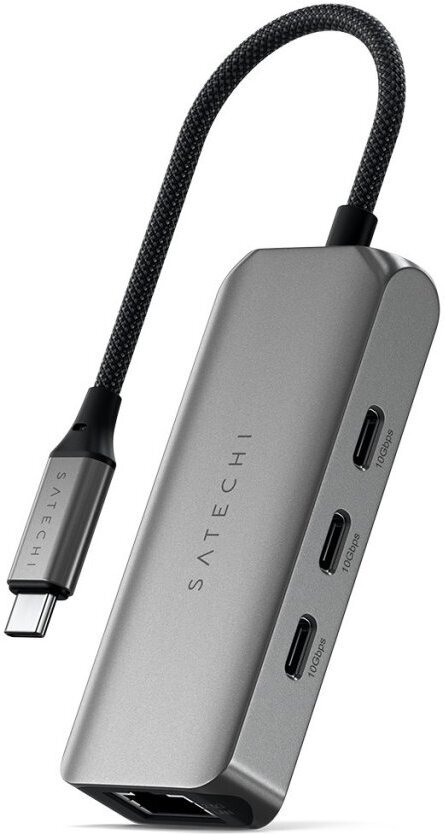 Satechi 4-i-1 USB-C adapter, stjerneskær