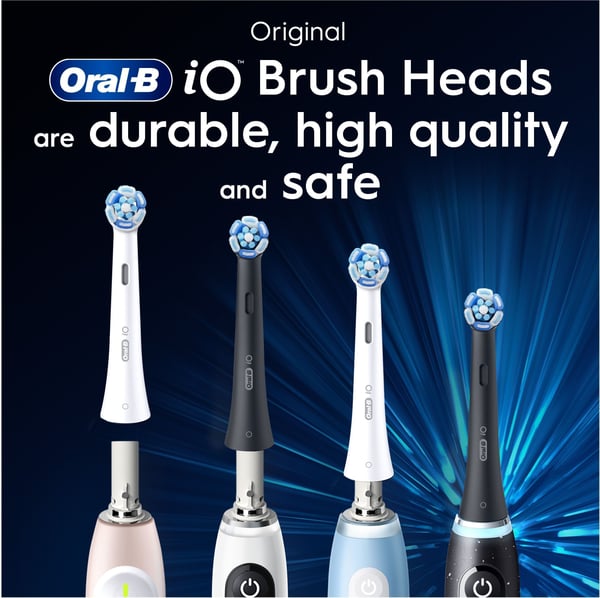 Oral-B iO Ultimate Clean borsthuvud, 6 st, svart