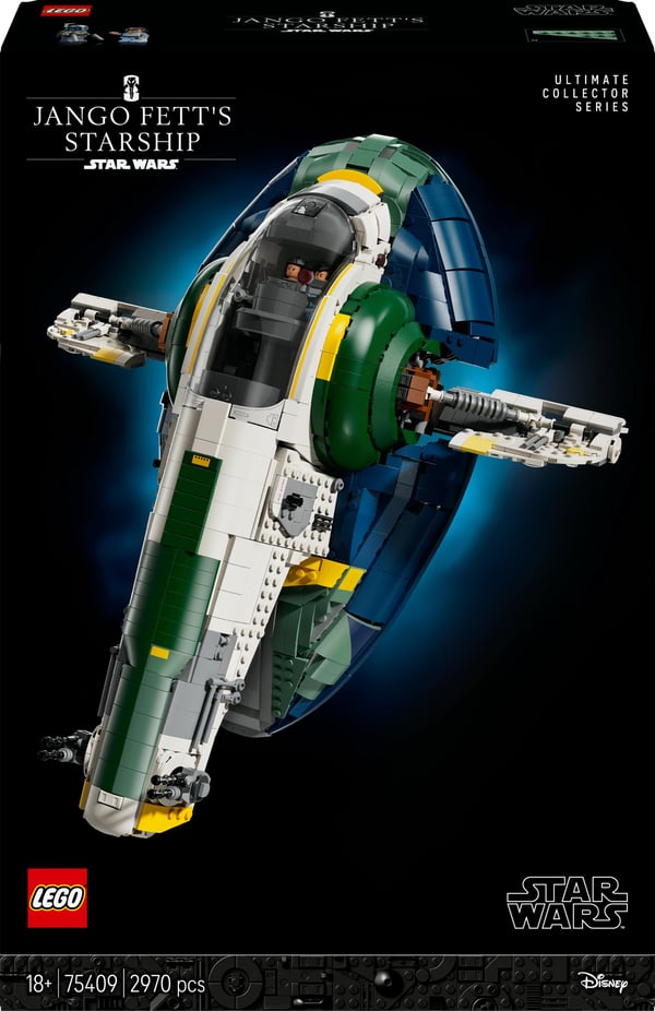 LEGO Star Wars 75409 Jango Fetts Flammande Class-stjärnskepp