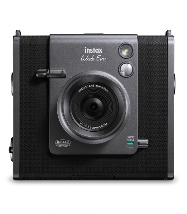 Fujifilm Instax Wide Evo snabbkamera, svart