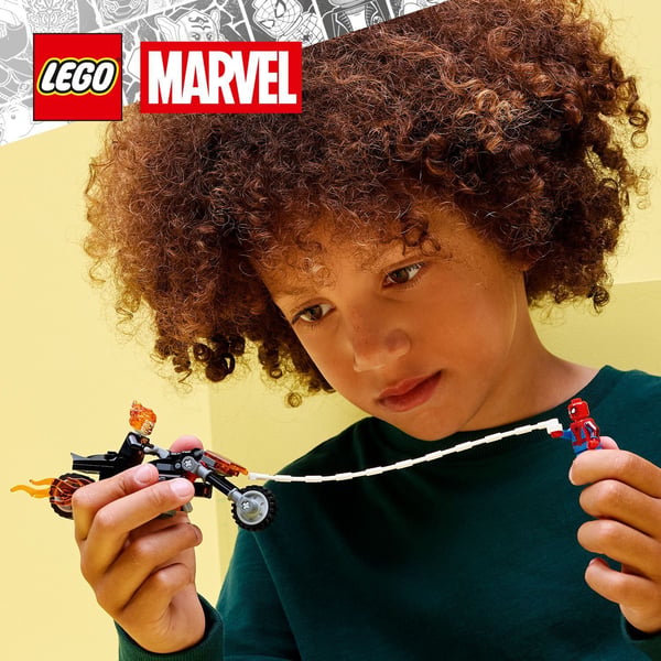 LEGO Super Heroes Marvel 76335 Spider-Man mot Spökryttaren motorcykel