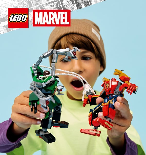 LEGO Super Heroes Marvel 76338 Robotstrid: Spider-Man mot Doktor Bläckfisk