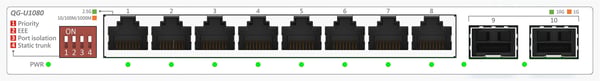 ASUS QG-U1080 10-portars switch