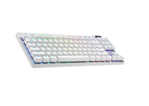 Logitech G Pro X TKL trådlöst gamingtangentbord, vit