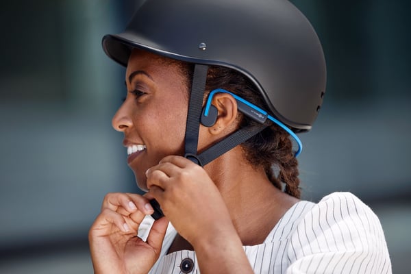 Shokz OpenMove -knogleledningshovedtelefoner, Elevation Blue