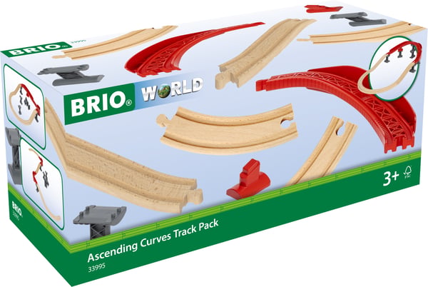 BRIO World 33995 Stigende kurver -bane sæt