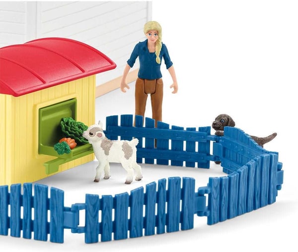 Schleich Farm World 42607 Dyrehotel lege sæt